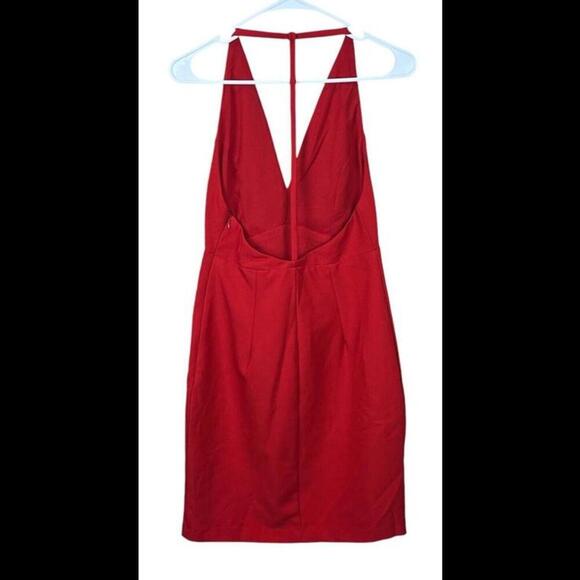DO + BE Red Hollywood Blvd Open Back Dress Size Small NWT - Picture 2 of 4
